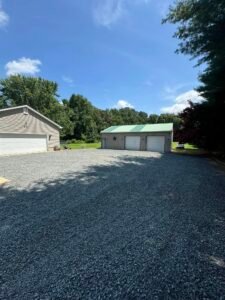 stone driveway installation in Maryland